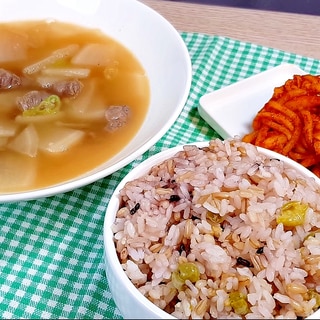 韓国ご飯♪　牛肉と大根のスープ(ソコギムック)